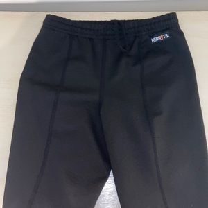 Black kids riding pants, size large with an adjustable  waistband